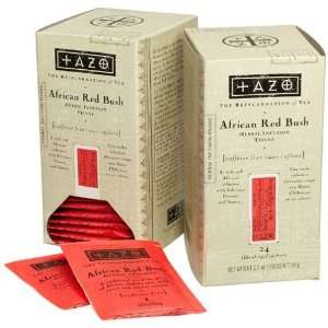 Tazo African Red Bush Herbal Tea Filterbags with Dispenser, Six (6) 24 