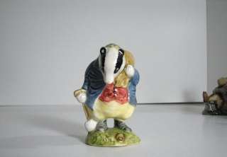Beswick Tommy Brock Beatrix Potter Porcelain Figurine  