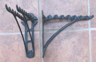   STORE DISPLAY BRACKETS,Whips,Brooms,Rods,Cast Iron,C.1890  