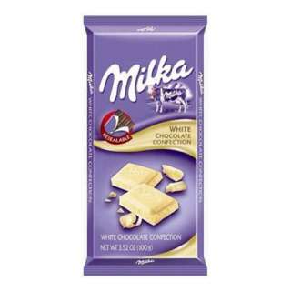   Milka White Chocolate Confection Bar   3.52 ozOpens in a new window