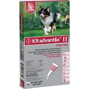  K9 Advantix 21 55 lbs (6 month supply)