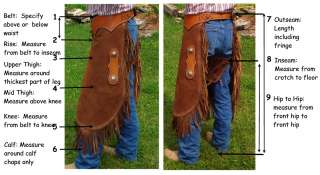 Custom Made Rodeo Bull and Bronc Riding Chaps  