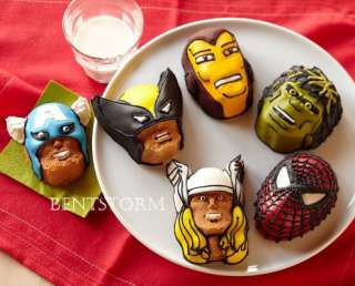 Marvel Cakelet Mini Cake Pan CAPT America Hulk Spiderman Wolverine 