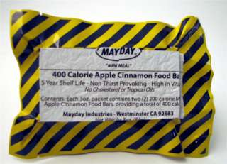 MAYDAY FOOD BAR 400 CALORIES EMERGENCY SURVIVAL SUPPLIES  