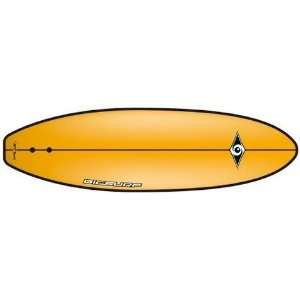  Bic Surf G Board 56 KID Twin Fin Surfboard in Yellow 