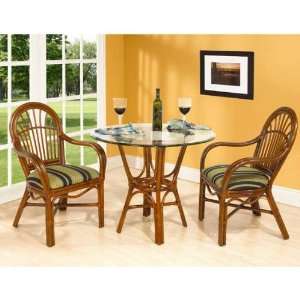   Cafe Set includes 2 Arm Chairs and Cafe Table 48012 3pcs Home