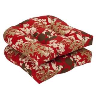 Outdoor Bench/Loveseat/Swing Cushion   Brown/Red Floral.Opens in a new 