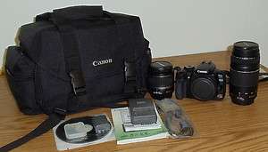 Canon EOS Rebel XTi/400D 10.1 MP Digital SLR Camera w/ 18 55mm and EF 