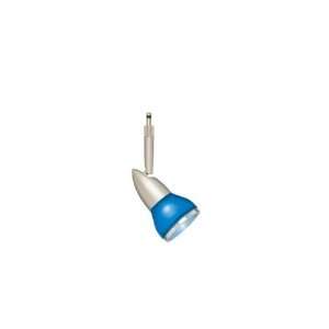   Low Voltage MR16 Lamp Holder, White with Blue Glass