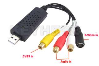 USB DVR CCTV Video Audio Recorder Card Capture Adapter  
