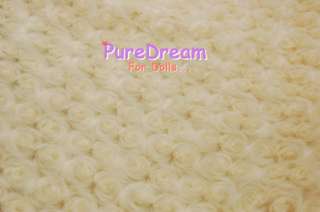   Miniature Fine Rose Floral Carpet flooring Cream light yellow OR088C