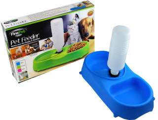FinePet Dog & Cat Pet Feeder Bowl w/ Water Refill 811676016833  