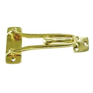   Polished Brass 4 Solid Brass Door Guard Latch