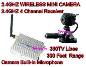 GHz Wireless Color Security Mini CCTV Camera System  