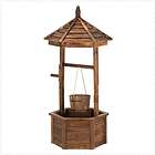 new wishing well wooden planter potted plant boxes gardenin g