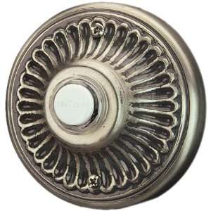  Door Chime Recess Mount Push Button, Pewter Finish