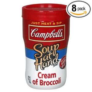 Campbells Soup at Hand Cream of Broccoli Soup, 10.75 Ounce (Pack of 8 