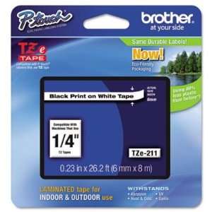  Brother P Touch TZe Standard Adhesive Laminated Labeling 