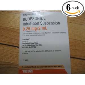 Budesonide Inhalation Suspension 0.25mg/2ml Health 