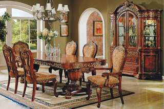 7PC High End Cherry Dining Room Set Table and Chair ZBMYH3113  