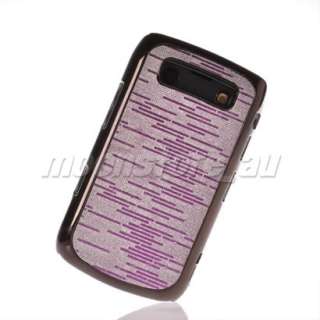 CHROME PLATED CASE COVER BLACKBERRY 9700 BOLD PURPLE  