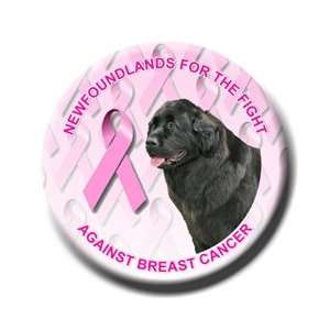  Newfoundland Breast Cancer Pin Badge 2 (Black) Everything 