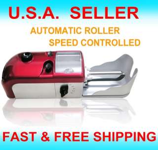 New Electric Cigarette Roller Rolling Machine Red  