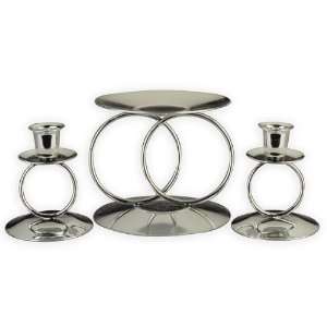   Taper Holders   Taper Candle Holders   Shiny Silver