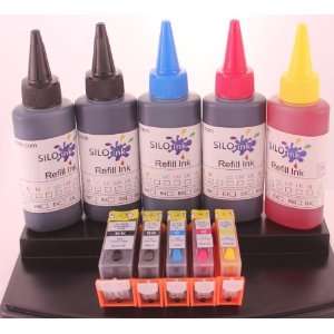 Silo Ink Refillable Ink Cartridges Compatible With Canon PGI 220, CLI 