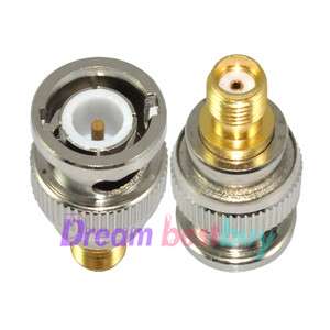BNC Male to SMA Female Plug Coax Adapter Connector  