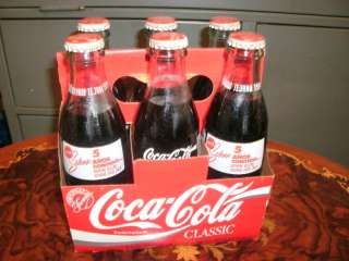 RARE 6 Pk Unopened Selena Tejano Coca Cola Bottles 94  