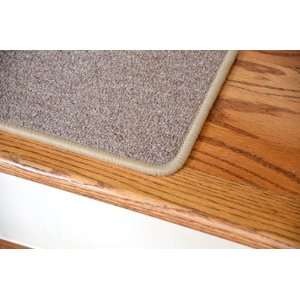  Dean Serged DIY Carpet Stair Treads 27 x 9   Beige Suede 