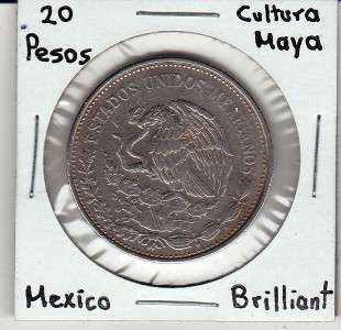 Mexico $ 20 Pesos ** 1981 ** Brilliant Super Coin.  