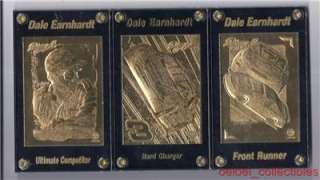 Gold Card Lot Dale Earnhardt Sr Nascar Serial #d  