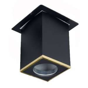   7CCSB Matte Black 7 Cathedral Ceiling Support Box with Black Trim