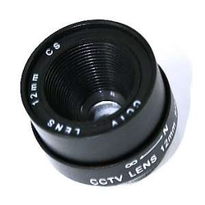  12mm CCTV Camera Lens CS Fixed Iris Monofocal Lenses 