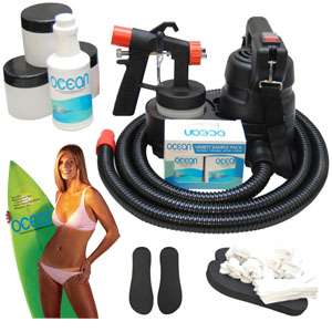 Complete Professional Deluxe Turbo Tan HVLP Turbine Tanning System 