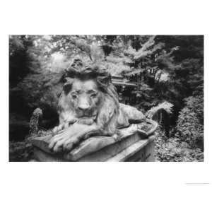  Lion Monument to Richard Charles Bostock, Abney Park Cemetery 