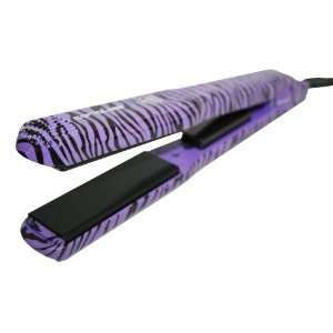  Pro V Purple Zebra Tourmaline Ceramic Flat Iron / Hair Straightener 