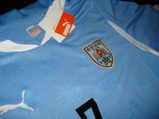 Cavani Puma Authentic Uruguay Jersey (South Africa 2010 World Cup 