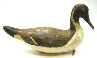 Pair of vintage painted canvas over cork duck decoys. Circa 1920s?