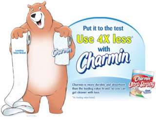  Charmin Ultra Strong Toilet Paper 4 Double Rolls, (Pack of 