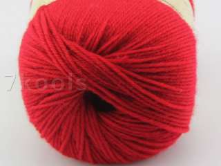   Merino Wool Cashmere Sweater/Scarf/Shawl Yarn,DK,Milk White,2  