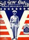  Gene Autry His Favorite Patriotic and Hillbilly Songs music book 1943