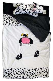   Bag W/ Stuffed Plush Animal Pet Pillow Cow 852038002170  