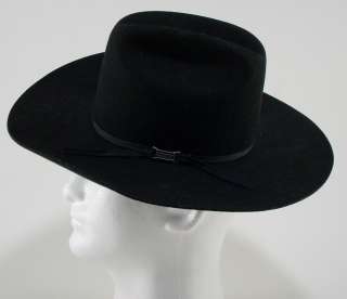 EDDY BROS RODEO JUNIOR Black COWBOY Hat size Youth 6.5  
