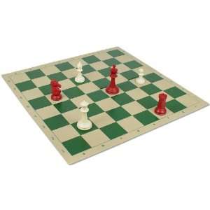  Vinyl Folding Chess Board Green Toys & Games