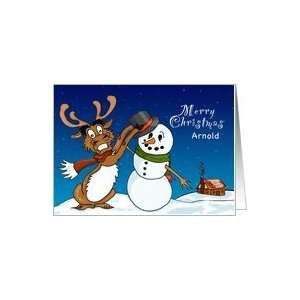  Arnold   Christmas Deer Greeting Card Card Health 