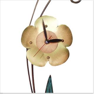 Golden Bronze Wall Clock / Flower&Vine Wall Clock / Artist Works