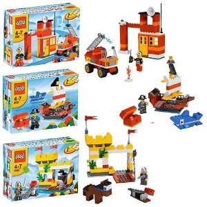  LEGO Pirates, Castle & Firefighter Building Sets (6191 